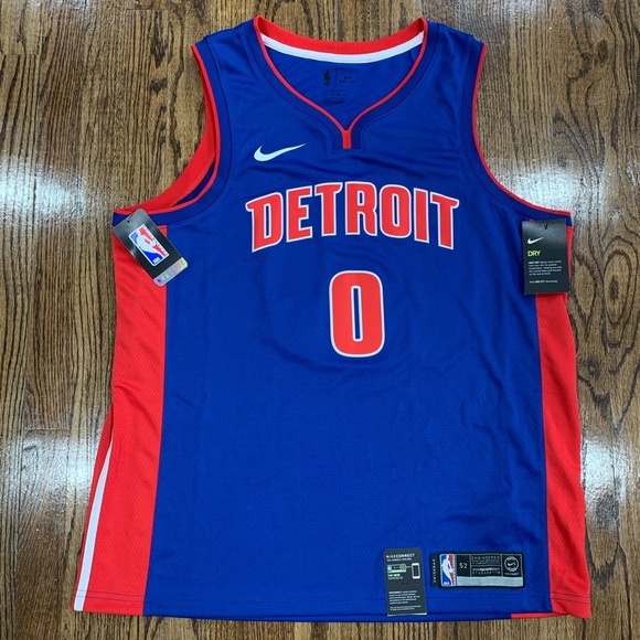 Andre Drummond Nike Swingman Detroit Piston Jersey - Picture 2 of 7